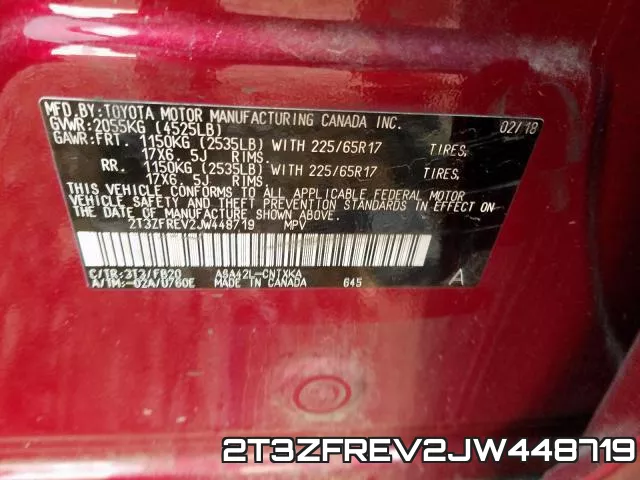 2T3ZFREV2JW448719 фото 2