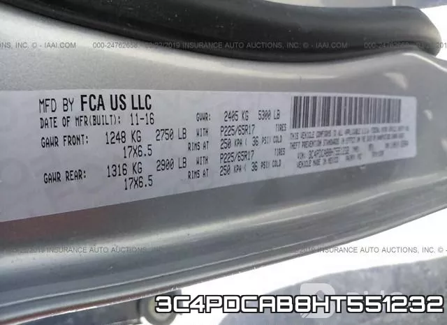 3C4PDCAB8HT551232 фото 10