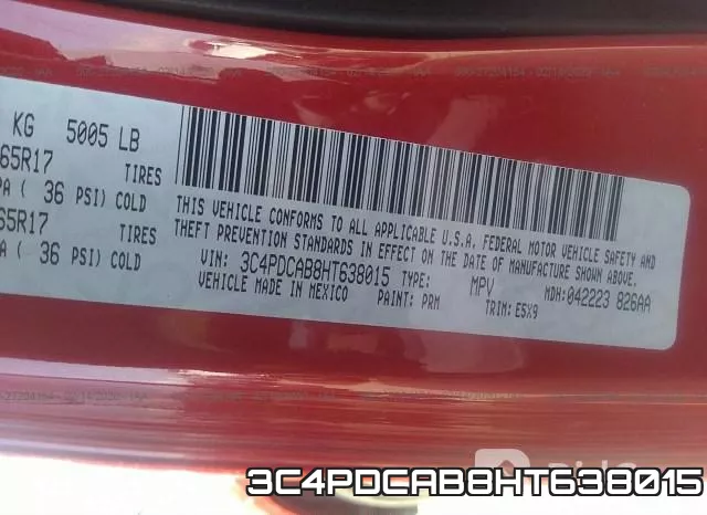 3C4PDCAB8HT638015 фото 10