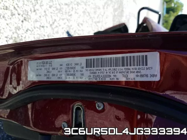 3C6UR5DL4JG333394 фото 2
