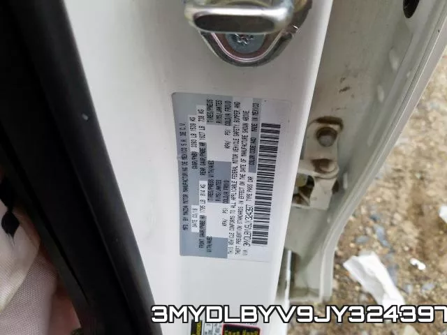 3MYDLBYV9JY324397 фото 2