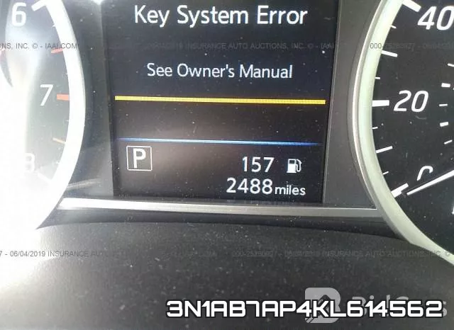 3N1AB7AP4KL614562 фото 8
