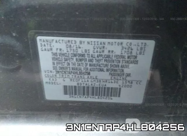 3N1CN7AP4HL804256 фото 10