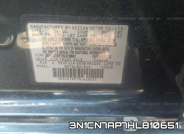 3N1CN7AP7HL810651 фото 10