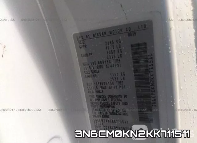 3N6CM0KN2KK711511 фото 10
