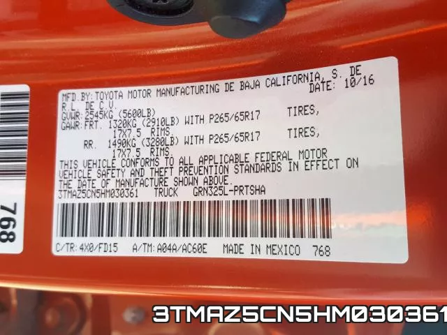 3TMAZ5CN5HM030361 фото 2