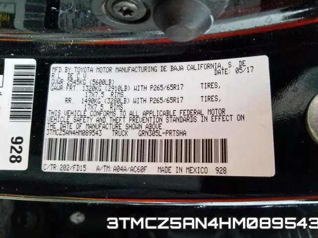 3TMCZ5AN4HM089543 фото 2