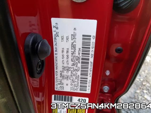 3TMCZ5AN4KM282864 фото 2