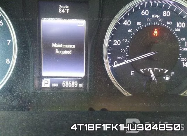 4T1BF1FK1HU304850 фото 8