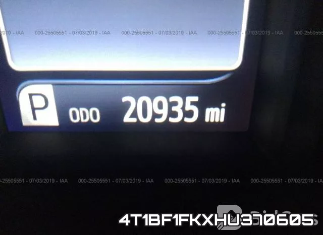 4T1BF1FKXHU370605 фото 8