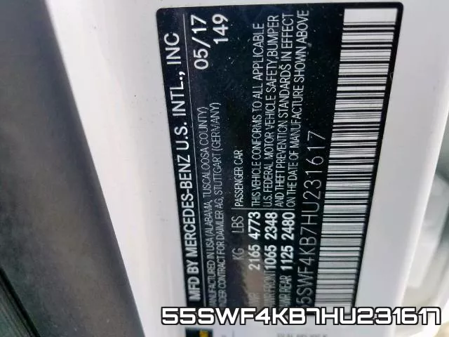 55SWF4KB7HU231617 фото 2