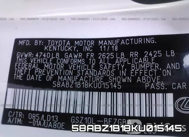 58ABZ1B18KU015145 фото 10