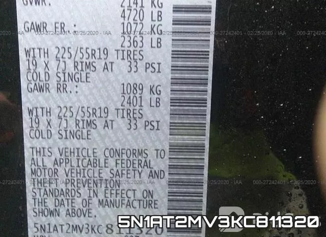5N1AT2MV3KC811320 фото 10