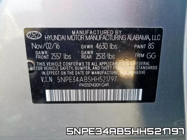5NPE34AB5HH521797 фото 2