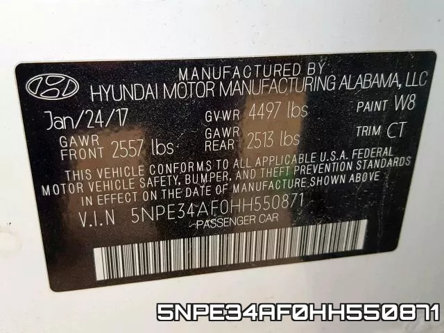 5NPE34AF0HH550871 фото 2