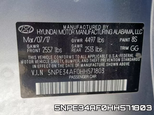 5NPE34AF0HH571803 фото 2