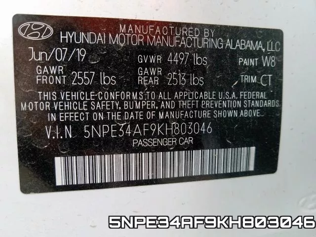 5NPE34AF9KH803046 фото 2