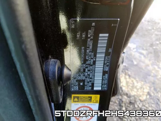 5TDDZRFH2HS438360 фото 2