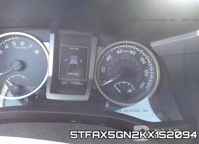 5TFAX5GN2KX152094 фото 8
