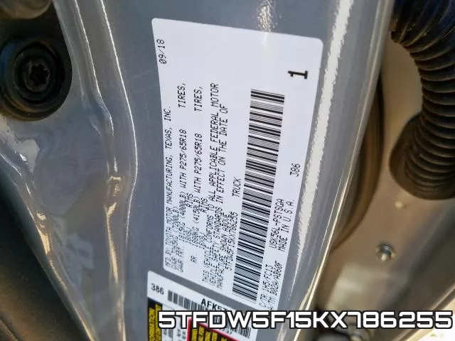 5TFDW5F15KX786255 фото 2
