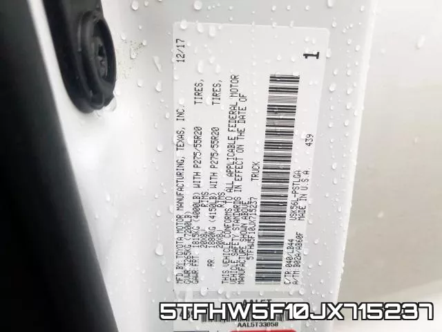 5TFHW5F10JX715237 фото 2