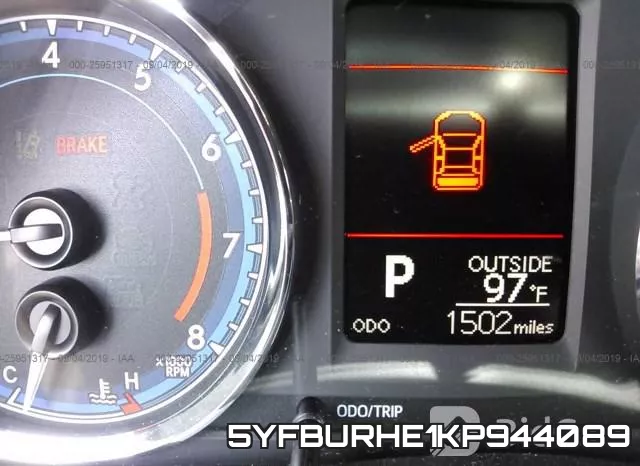 5YFBURHE1KP944089 фото 8