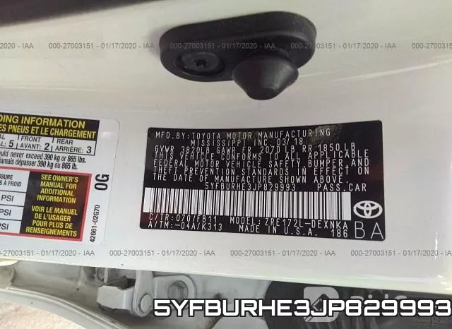5YFBURHE3JP829993 фото 10