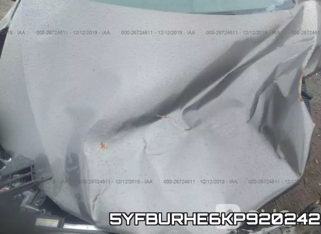 5YFBURHE6KP920242 фото 2