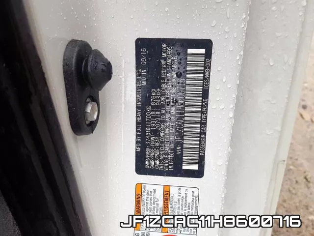 JF1ZCAC11H8600716 фото 2