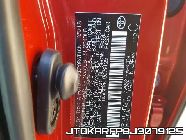 JTDKARFP8J3079125 фото 2