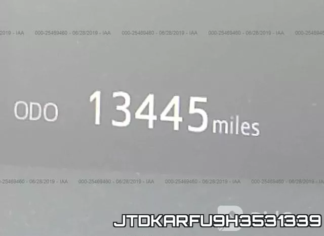 JTDKARFU9H3531339 фото 8