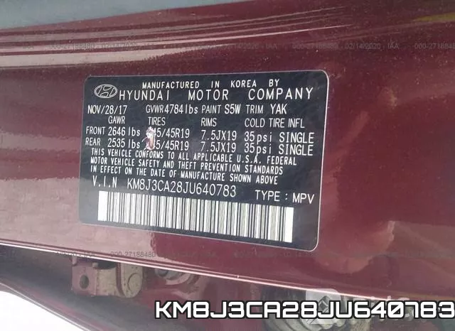 KM8J3CA28JU640783 фото 10