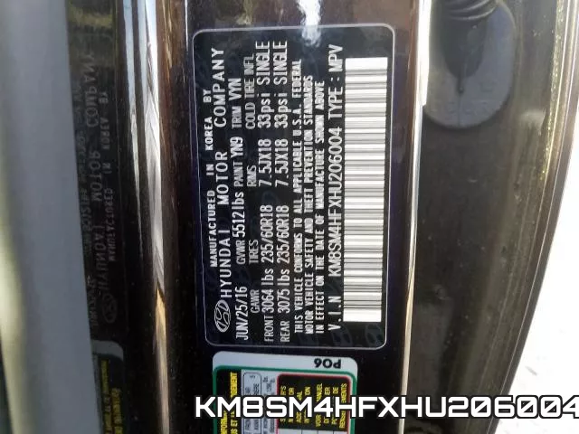 KM8SM4HFXHU206004 фото 2