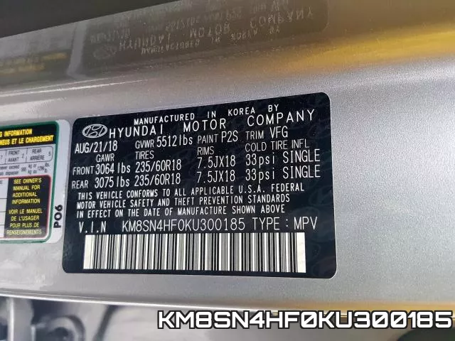 KM8SN4HF0KU300185 фото 2