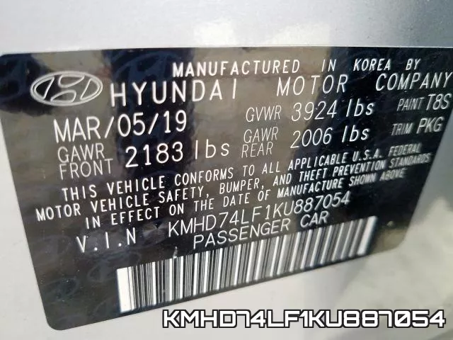 KMHD74LF1KU887054 фото 2