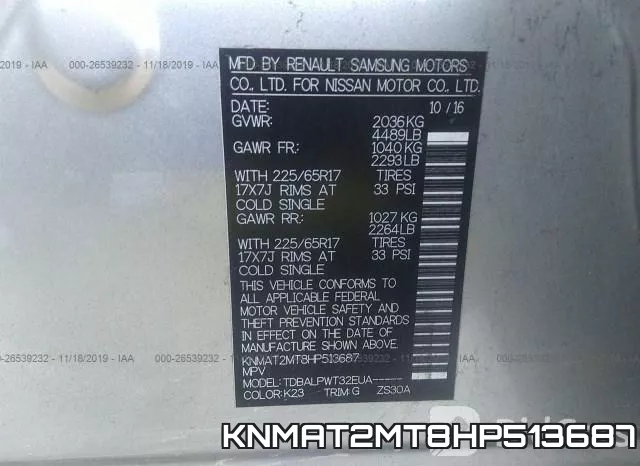 KNMAT2MT8HP513687 фото 10