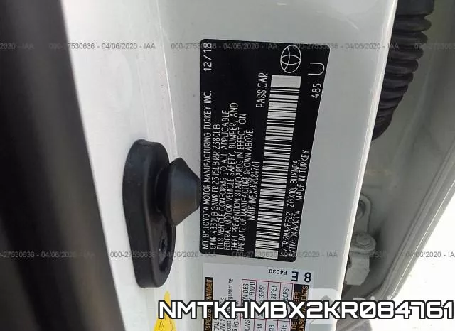 NMTKHMBX2KR084761 фото 10