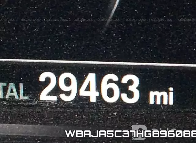 WBAJA5C37HG896088 фото 8