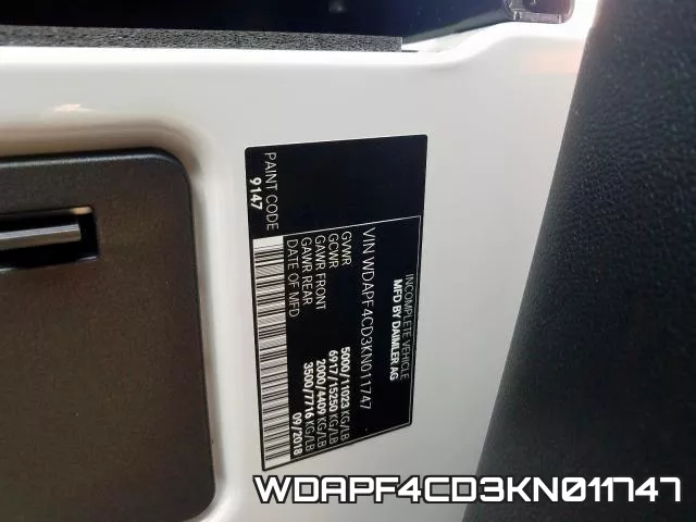 WDAPF4CD3KN011747 фото 2
