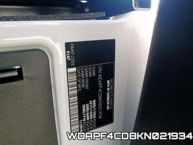WDAPF4CD8KN021934 фото 2