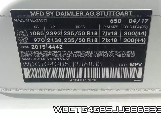 WDCTG4GB5JJ386833 фото 10