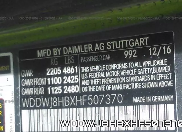 WDDWJ8HBXHF507370 фото 10