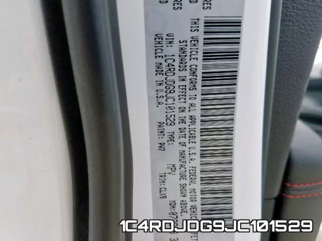 1C4RDJDG9JC101529 фото 2