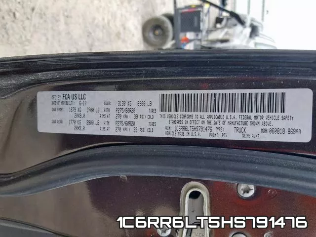 1C6RR6LT5HS791476 фото 2