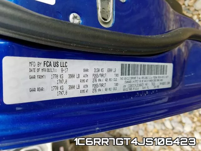 1C6RR7GT4JS106423 фото 2