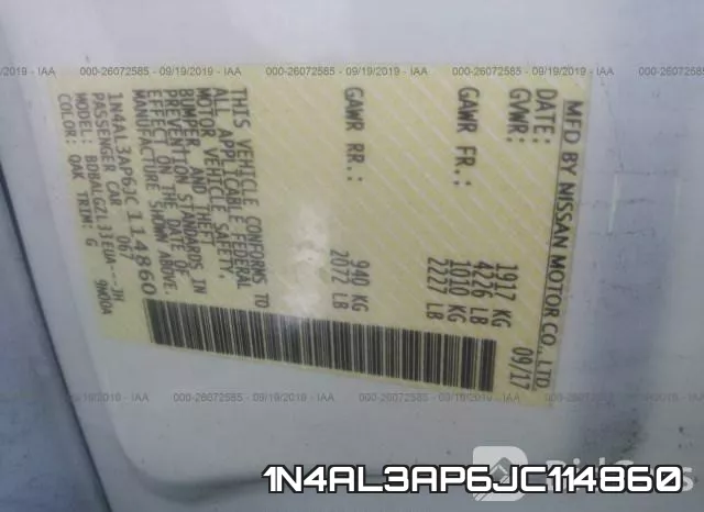 1N4AL3AP6JC114860 фото 10