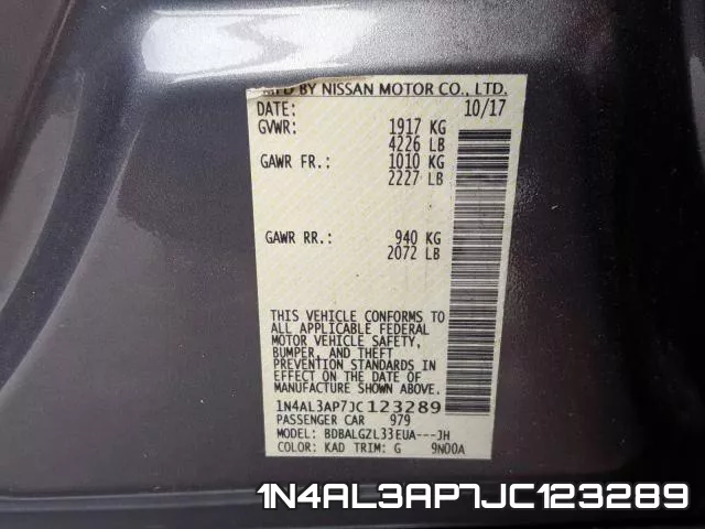 1N4AL3AP7JC123289 фото 2