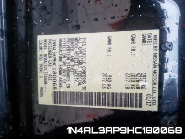 1N4AL3AP9HC180068 фото 2