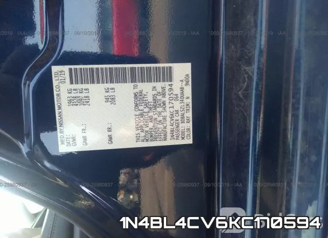 1N4BL4CV6KC170594 фото 10