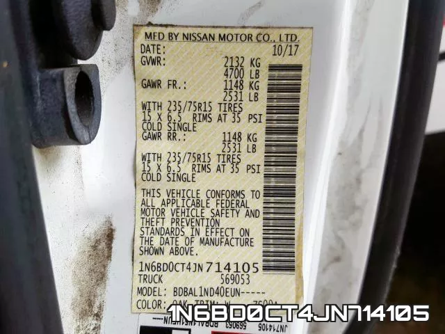 1N6BD0CT4JN714105 фото 2